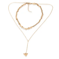 10K YELLOW GOLD NECKLACE – 13’’ 17’
