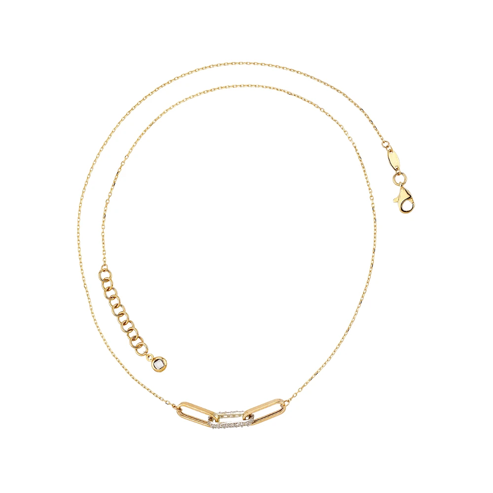 COLLIER EN OR 2 TONS 10K – 18’’