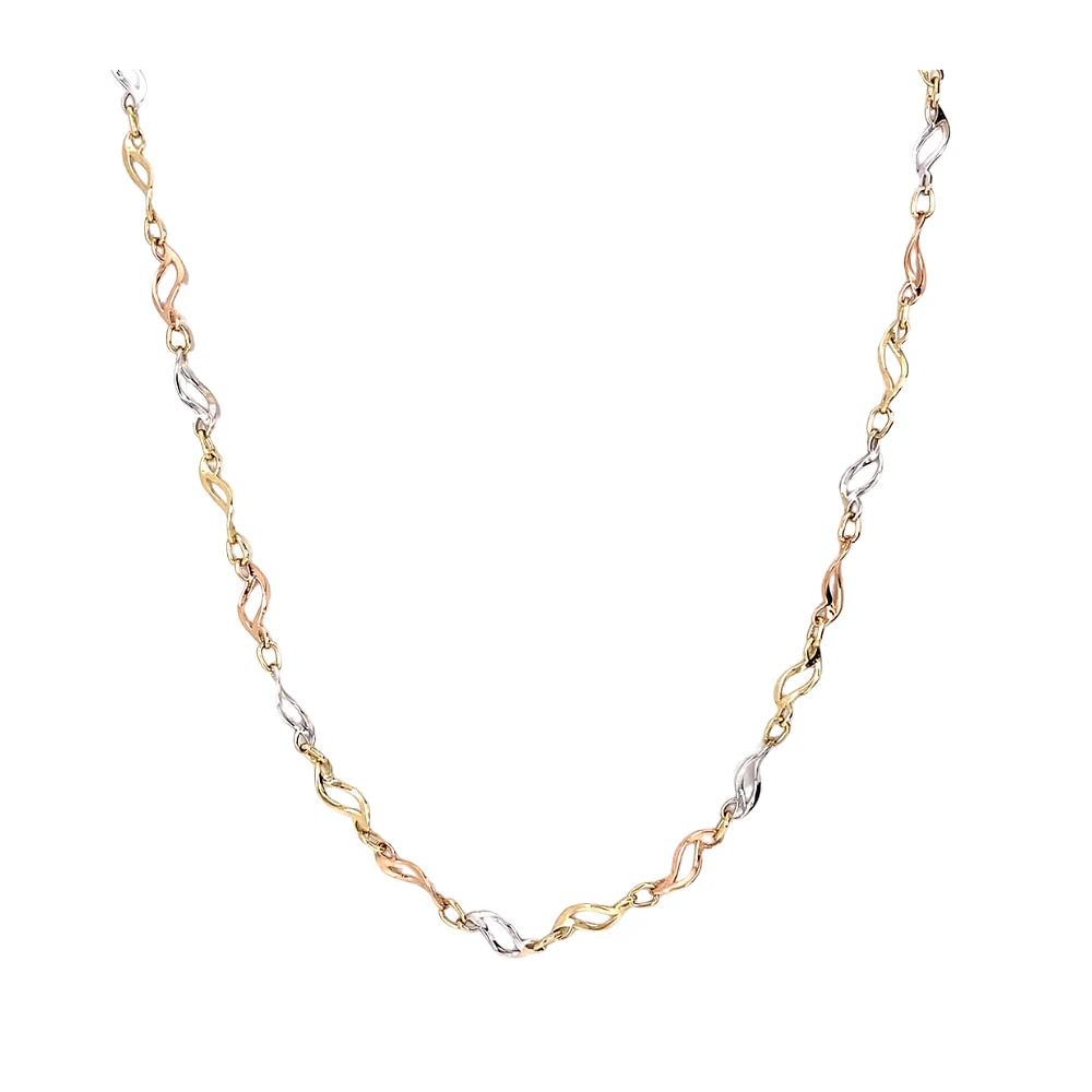 COLLIER EN OR 3 TONS 10K – 18’’