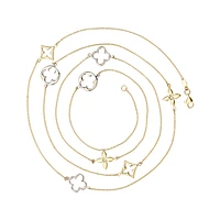 10K 2-TONE GOLD NECKLACE – 36’’