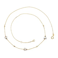 COLLIER OR DEUX TONS 10K - 18''