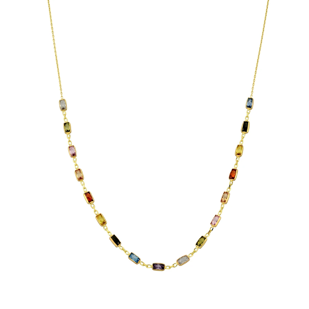 14K YELLOW GOLD NECKLACE - 18''