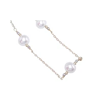 2 TONE GOLD NECKLACE - 18''