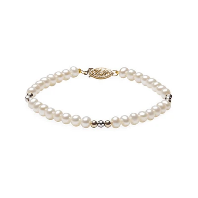 10K YELLOW GOLD BRACELET - 7.25''