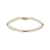 10K YELLOW GOLD BRACELET - 7.25''