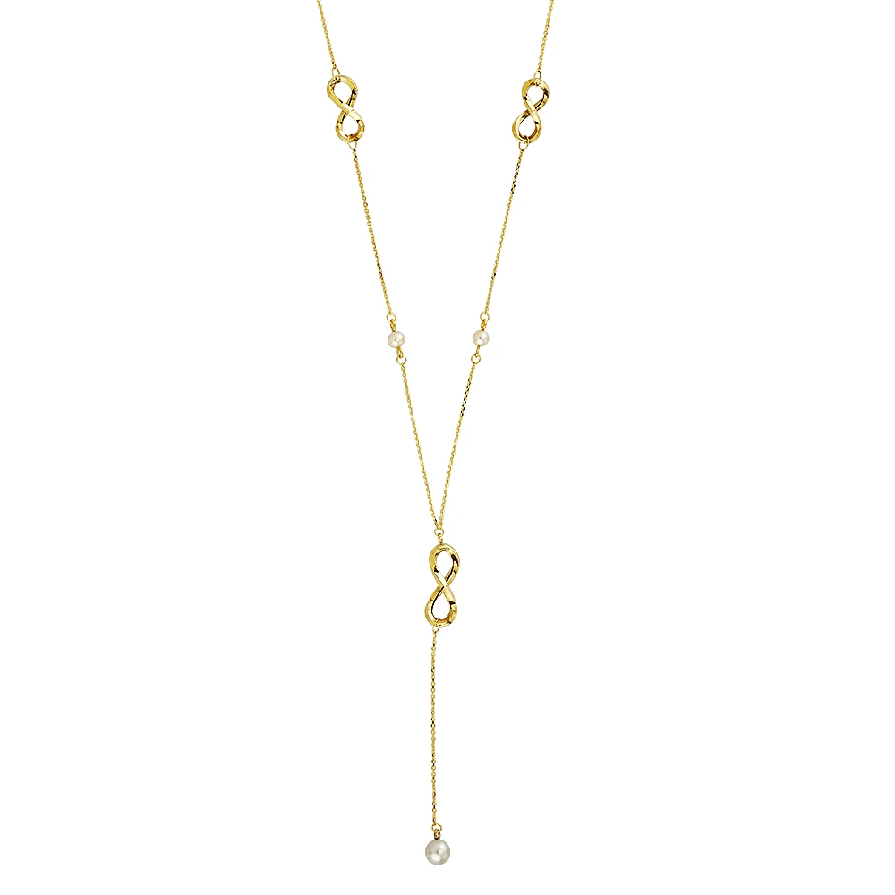10K YELLOW GOLD NECKLACE - 19''