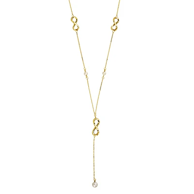 10K YELLOW GOLD NECKLACE - 19''