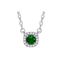 10K WHITE GOLD NECKLACE