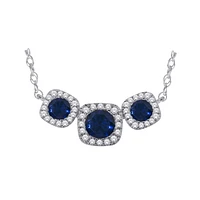 10K WHITE GOLD NECKLACE - 18''