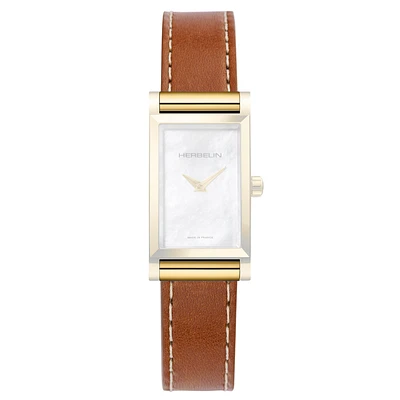 ANTARÈS CARAMEL LEATHER BRACELET