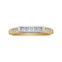 14K 2-TONE GOLD BAND