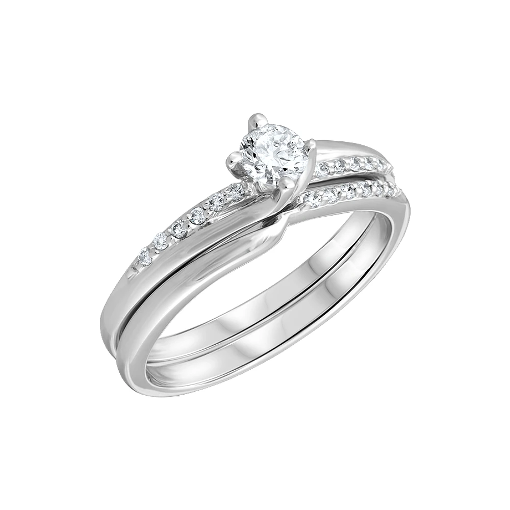 JONC OR BLANC 14K