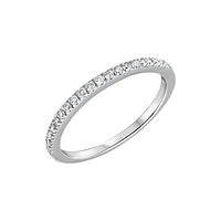 10K WHITE GOLD RING