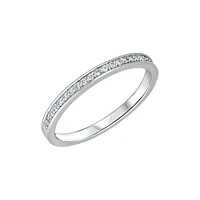 JONC DE MARIAGE OR BLANC 10K