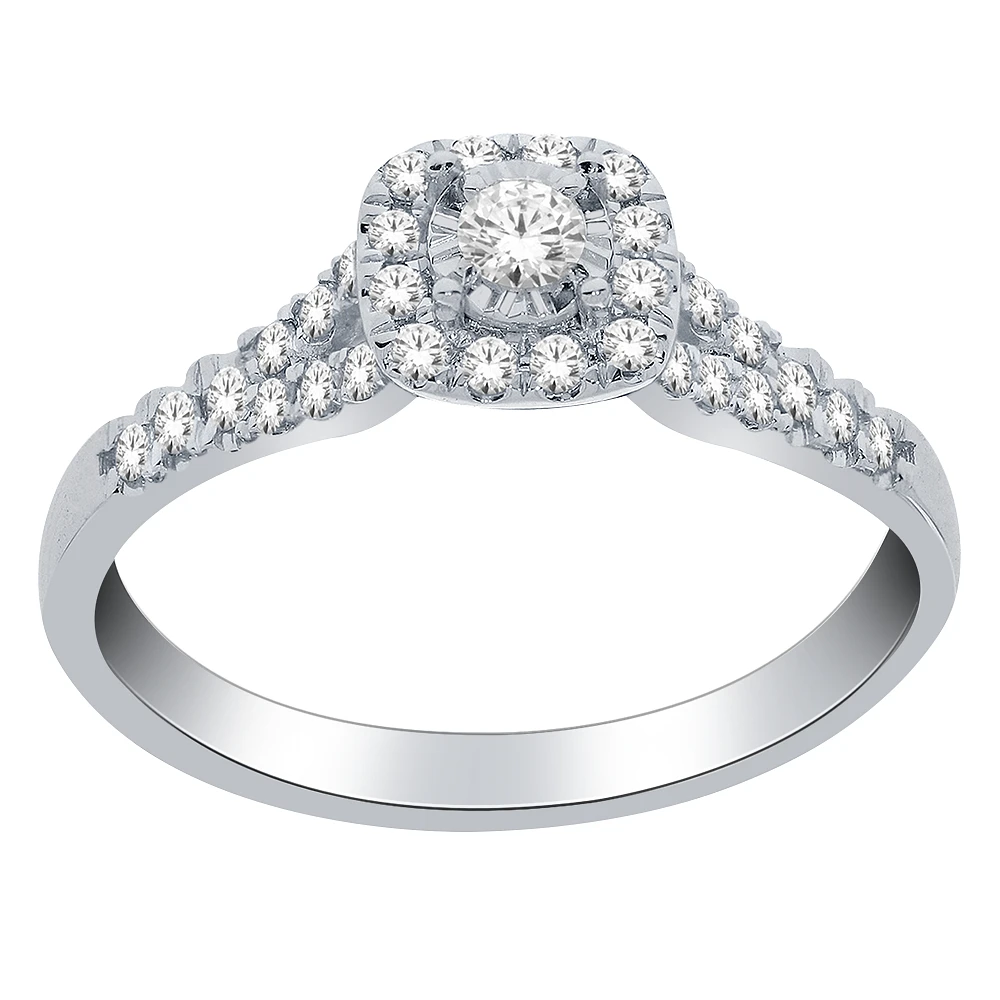 10K GOLD RING WITH DIAMONDS