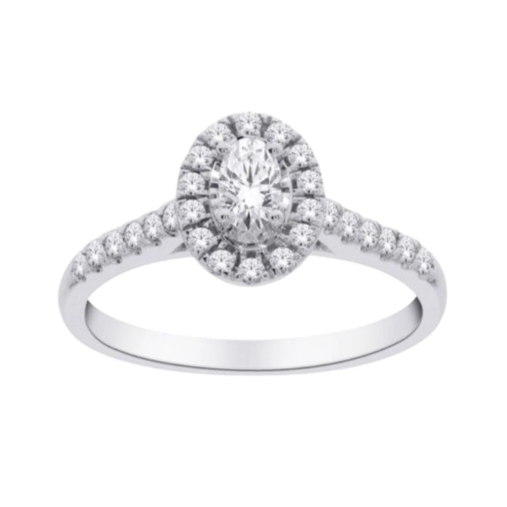 RING FOR WOMEN 10K WHITE GOLD