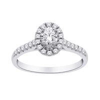 RING FOR WOMEN 10K WHITE GOLD