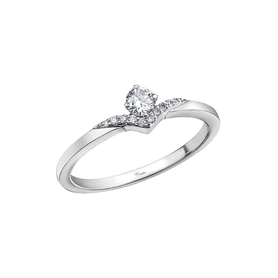 10K WHITE WEDDING RING