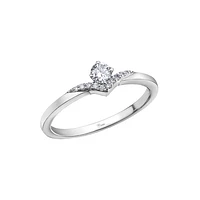 10K WHITE WEDDING RING