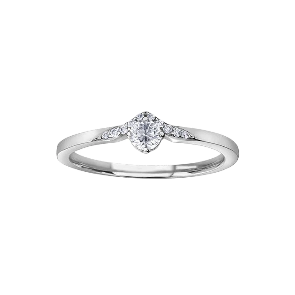 10K WHITE WEDDING RING