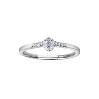 10K WHITE WEDDING RING
