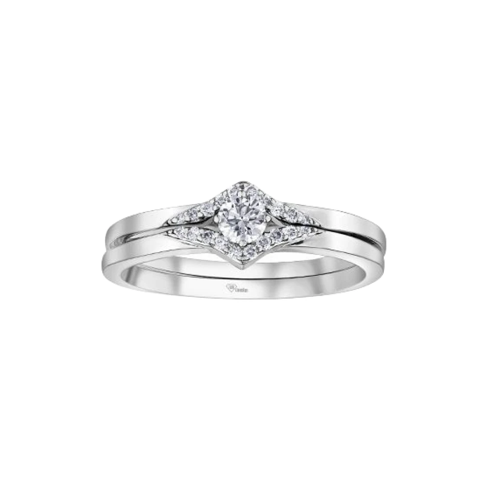 10K WHITE WEDDING RING