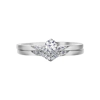 10K WHITE WEDDING RING