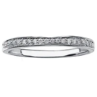 WEDDING BAND 14K WHITE GOLD
