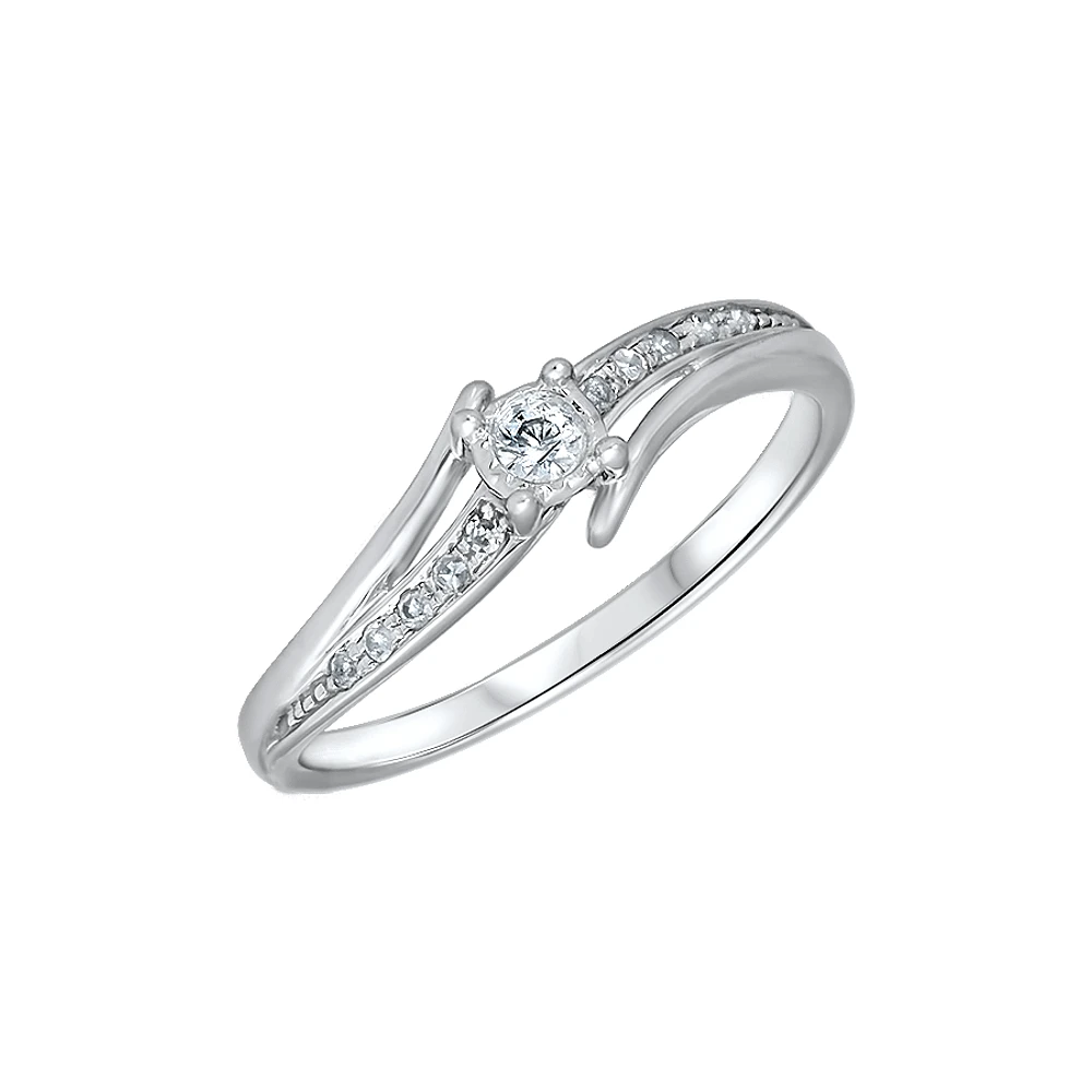 BAGUE FIANÇAILLES 10K