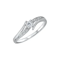BAGUE FIANÇAILLES 10K
