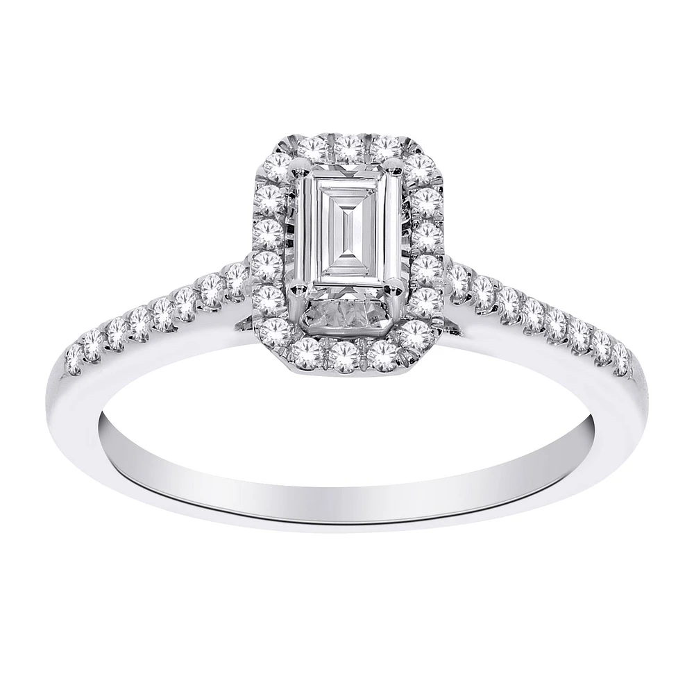 14K GOLD RING WITH DIAMONDS