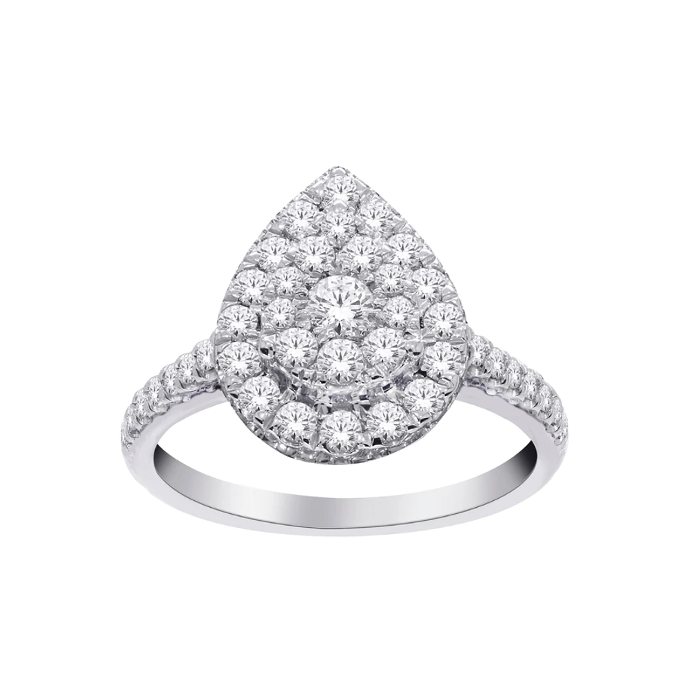 WEDDING RING 10K WHITE GOLD