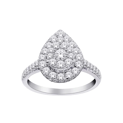 WEDDING RING 10K WHITE GOLD