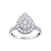 WEDDING RING 10K WHITE GOLD