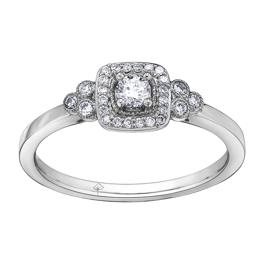 BAGUE EN OR 10K POUR FEMME
