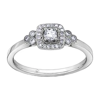 BAGUE EN OR 10K POUR FEMME