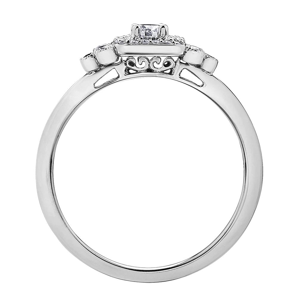 BAGUE EN OR 10K POUR FEMME