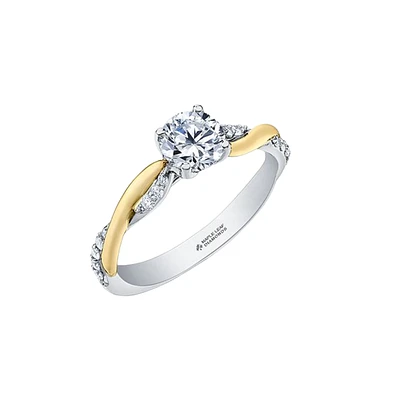 BAGUE EN OR 14K POUR FEMME