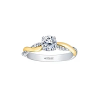 BAGUE EN OR 14K POUR FEMME