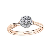 2 TONE 10K GOLD RING FOR WOMEN