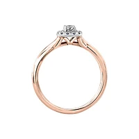 2 TONE 10K GOLD RING FOR WOMEN