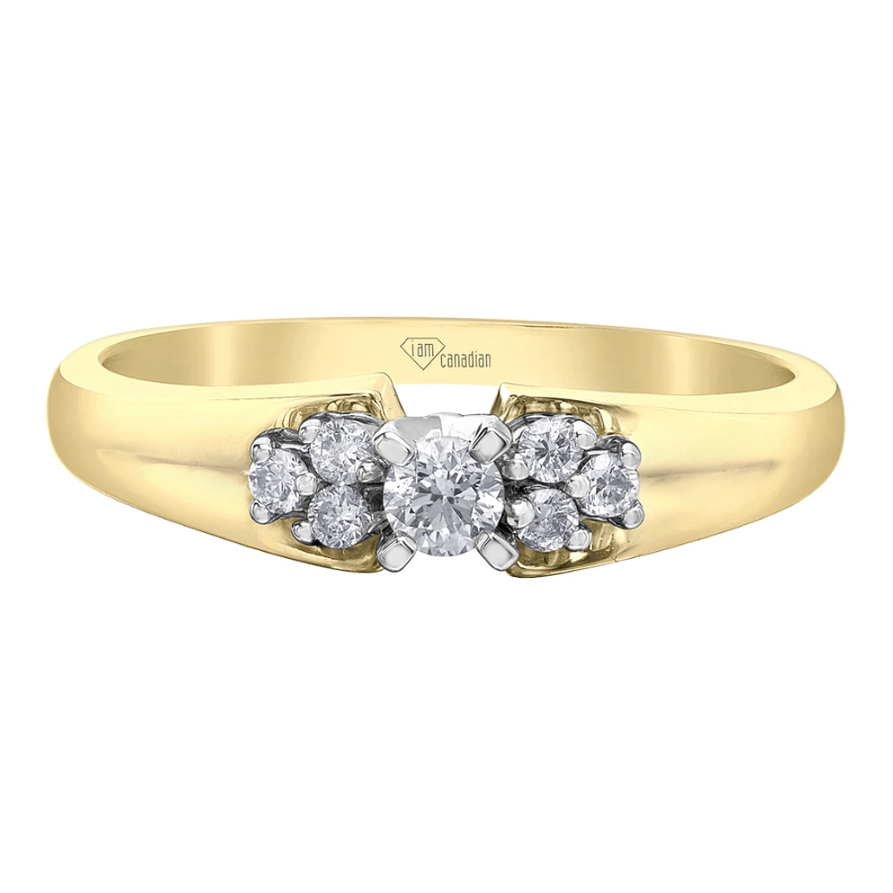 BAGUE EN OR DEUX TONS 10K