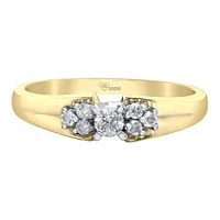 BAGUE EN OR DEUX TONS 10K