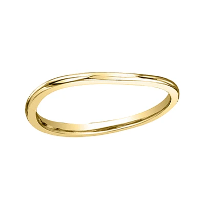 14K 2 TONE GOLD BAND
