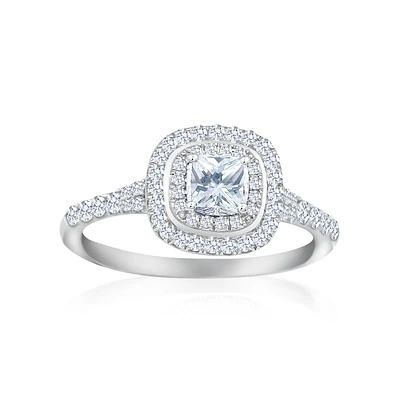 14K WHITE GOLD RING