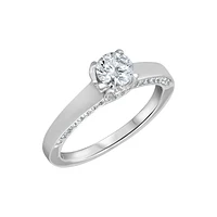 18K WHITE GOLD RING