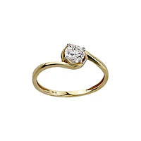 10K GOLD RING- ZIRCONIUM