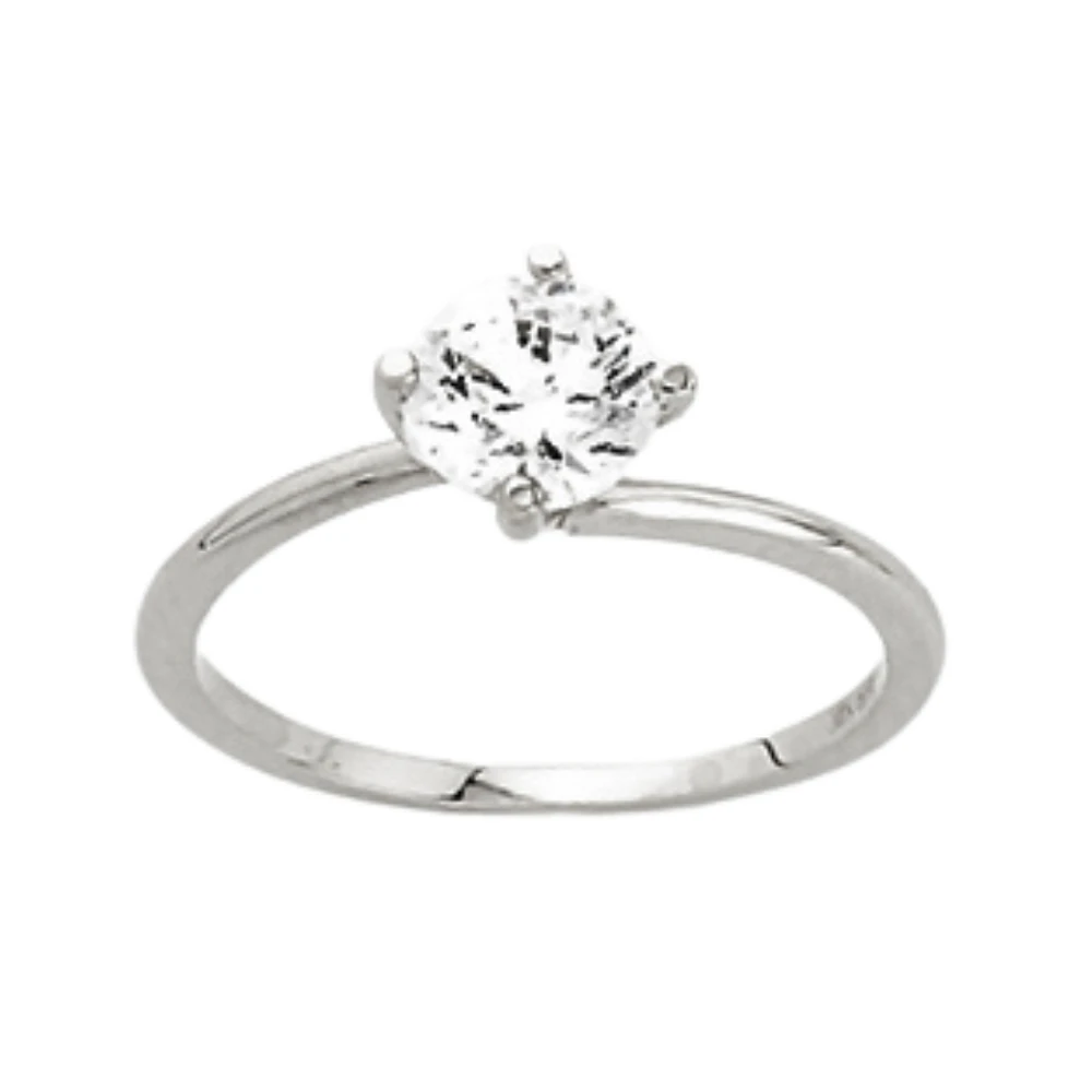 10K WHITE GOLD RING