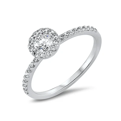 10K WHITE GOLD RING