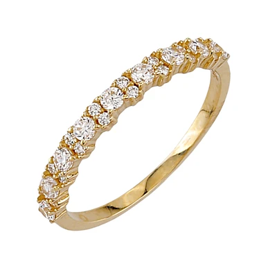 10K GOLD RING- ZIRCONIUM